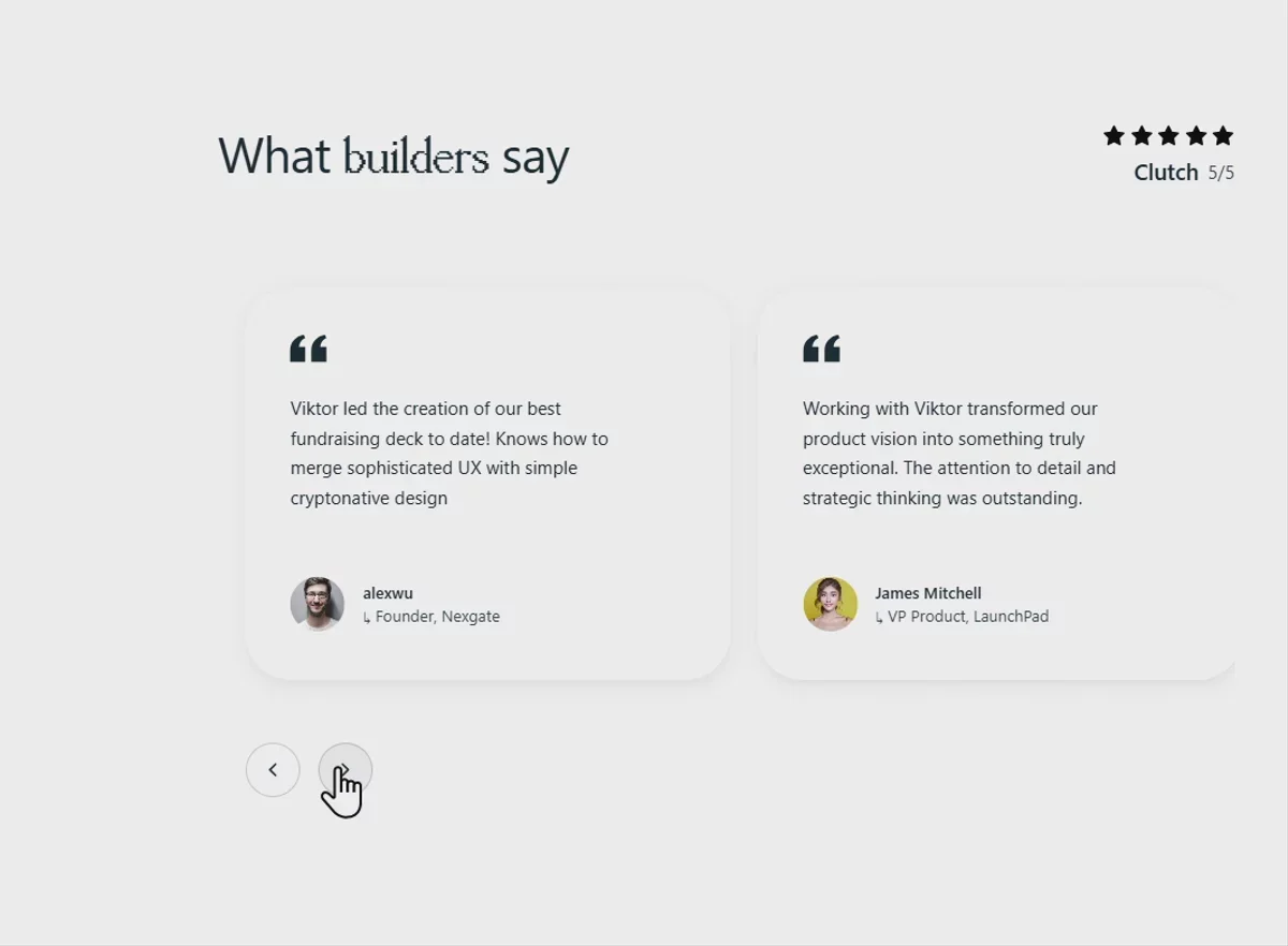 Feedback Slider