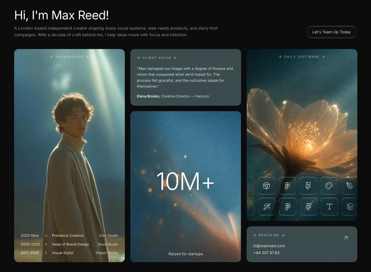 Max Reed Portfolio