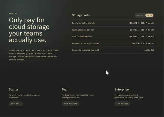 NimBus Pricing