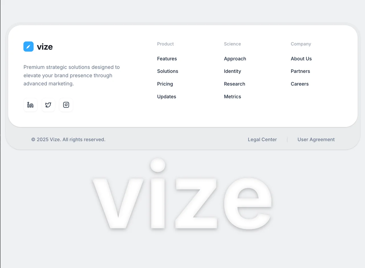 Vize Footer 封面